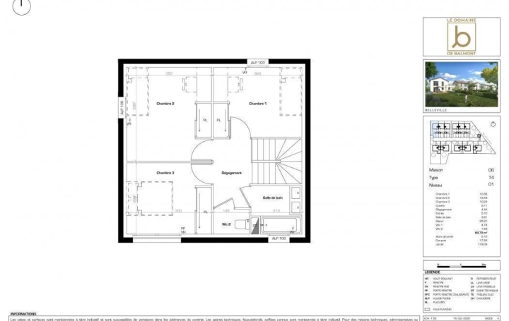 Annonces AIN RHONE : Maison / Villa | BELLEVILLE (69220) | 89 m2 | 312 000 € 
